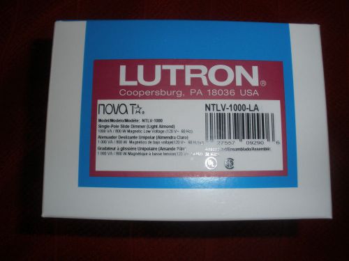 New lutron ntlv-1000-la nova t 120v / 800w magnetic low voltage for sale