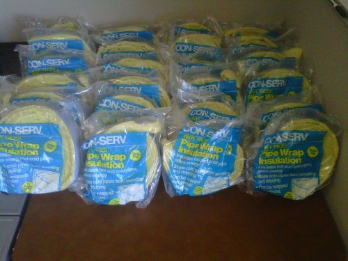 Conserv pipe wrap insulation - sold in lot of 20 (3&#034;wide) save energy for sale