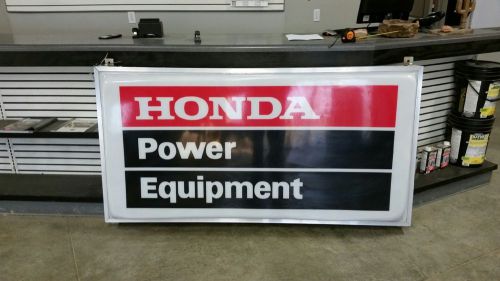 Honda Power Equipment Illuminated sign