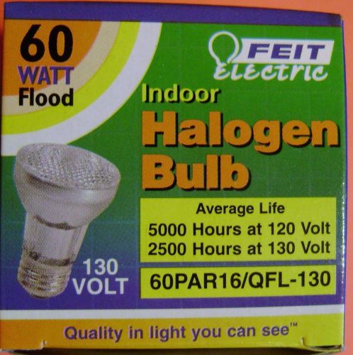 60 WATT PAR 16 Medium Base E26 Bulb Clear Indoor Halogen Narrow Flood Light