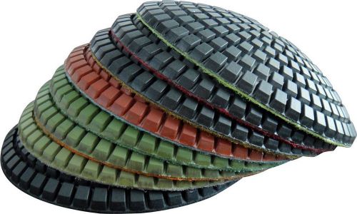 4&#034; diamond convex polishing pad 10 pcs for concave sinks ogee edge free ship for sale