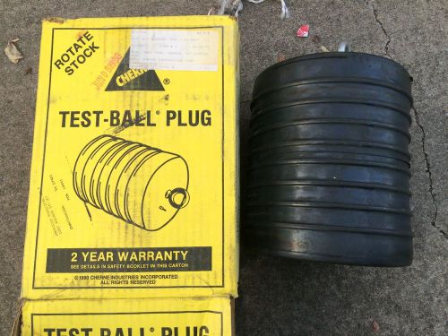 New cherne 10&#034; test ball sewer pipe plug 041-394 will combine shipping for sale