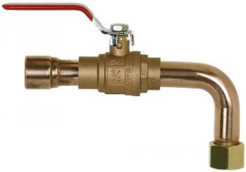Sioux Chief Copper Water Heater Connector with Ball Valve 631-C307FP