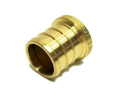 (5) 3/4&#034; pex plugs - brass crimp fittings for sale