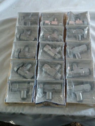 Brasscraft 1/4 turn angle valve 1/2&#034; push inletx3/8&#034;push outlet lot of 15 for sale