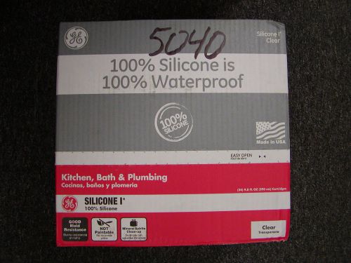 GE CAULK: Silicone I, Kitchen-Bath- Plumbing, CLEAR