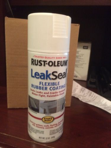 12 Ounce Leak Seal Flexible Rubber Sealant Clear Spray Roofs Gutters Concrete