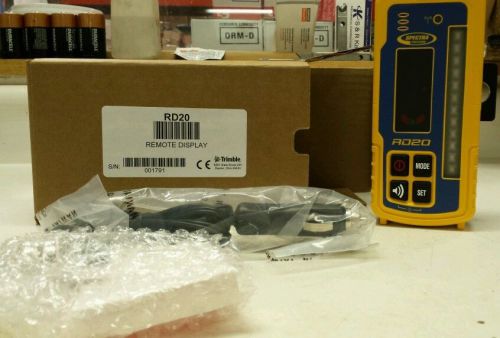 SPECTRA PRECISION TRIMBLE RD 20 remote display bluetooth RD20 LASER