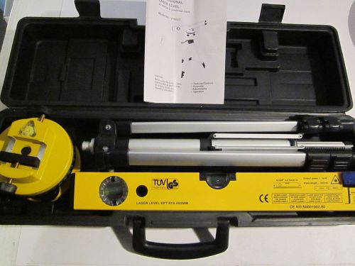 T.U.V. Brand Laser Level with Tripod in hard case with instructions/Nice Buy!!!
