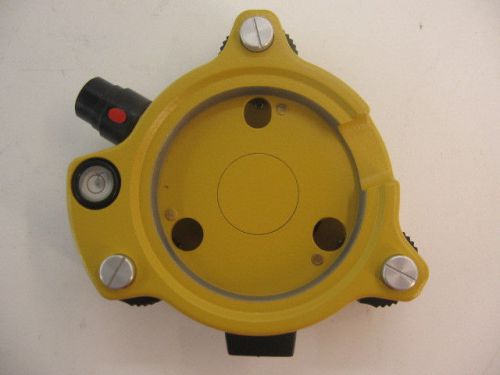 New laser plummet tribrach topcon yellow for surveying and construction for sale