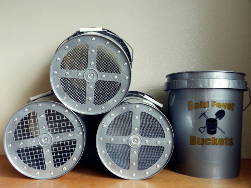 Gold fever bucket classifiers * buddy pack*  (3) complete sets  #2, #4, #8 mesh for sale
