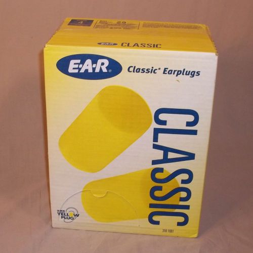E-A-R Classic Yellow Earplugs / 200 Pair