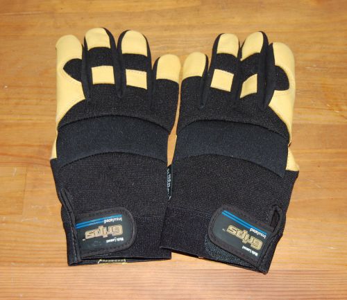 Wells Lamont Grips Gloves Large Insulated Wind Water Resistant New