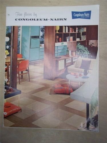 Congoleum-Nairn Catalog~Vinylbest Vinyl-Asbestos Floor Tile~1962