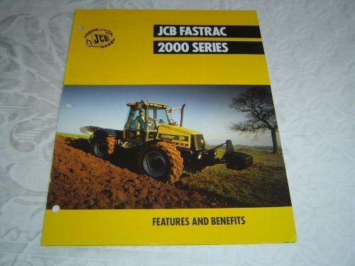 JCB fastrac 200 series tractor brochure