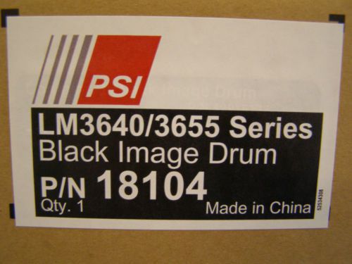 PSI Black Drum Cartridge LM3640/3655 Digital Envelope Press 18104