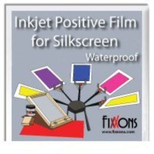 Waterproof Inkjet Positive Film For Silk Screen 8.5&#034; x 11&#034; Sample Pack (10 Sheet
