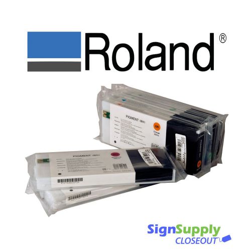 Roland OEM Aqueous Pigment Ink Cartridges 220ml Lt Cyan 220ml