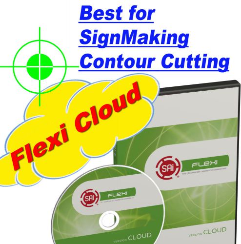 *new flexistarter 10 &#034;cloud&#034; vinyl cutter plotter best contour cutting software for sale