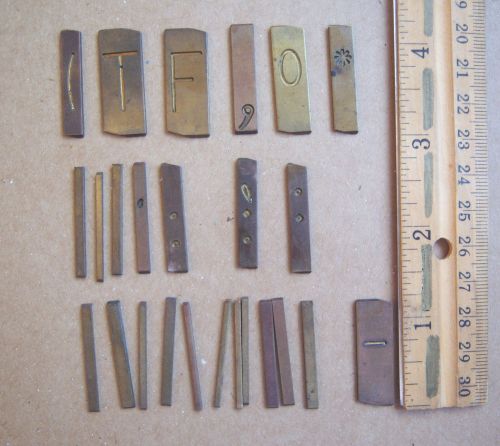 Letters Spacers Coma for  Vintage New Hermes Engravograph engraving machine