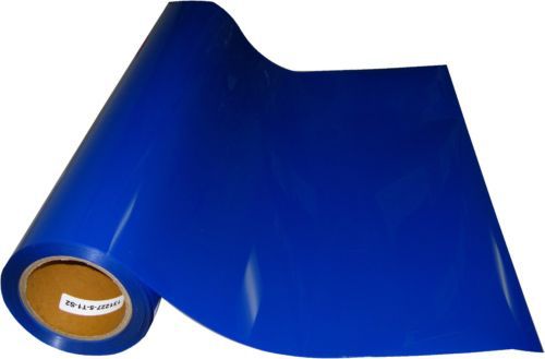 ROYAL BLUE PU EasyPEEL  20&#034; x 10 YARDS  heat press TRANSFER vinyl FOR T-SHIRT