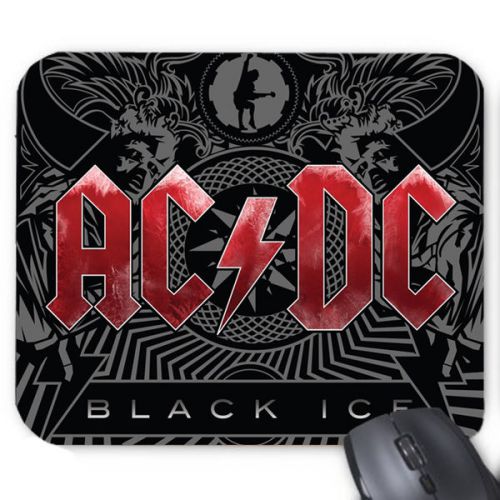 Black ice ac dc mouse pad mat mousepad hot gifts for sale