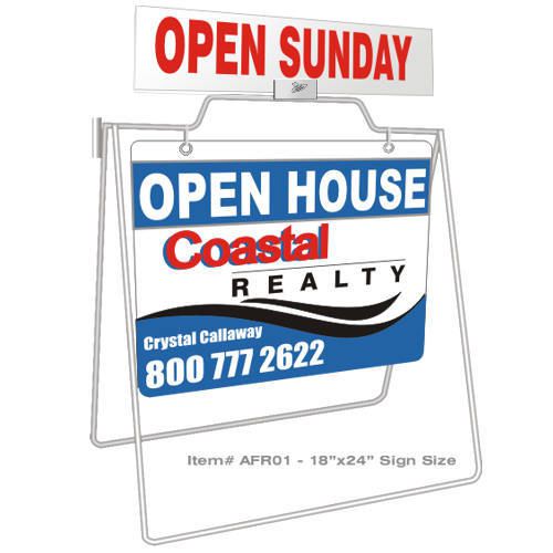 A Frame real estate sign 5 qty.