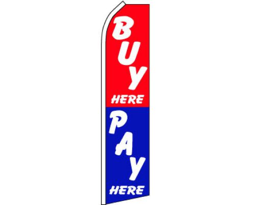 BUY NOW PAY LATER 11.5ft x 2.5ft Super Flag  Sign Advertising Banner FLAG ONLY