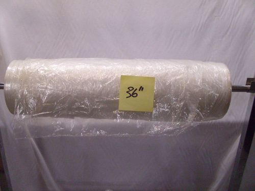 Opened Roll of 400 Dry Cleaning Clear 20&#034; x 36&#034; Poly Garment Bags for Jack Rack