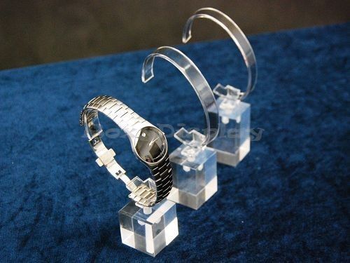 Acrylic watch display set of 3 units #jw-ad-dq-t-777 for sale