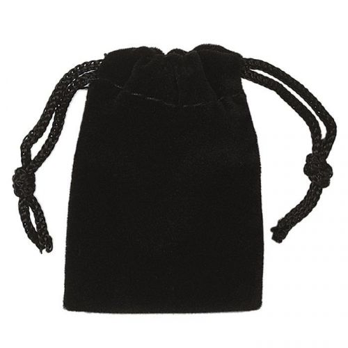 Lot of 12 jewelry pouch ring pouch black velvet pouch gift bags velour bags for sale