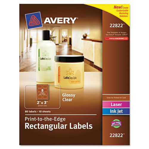 Avery Rectangle Easy Peel Label (80 Pack)