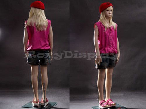 Child fiberglass mannequin dress form display #mz-sk02 for sale