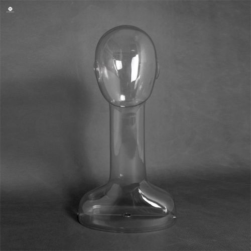 6PCS/Lot Transparency Male Mannequin Head Egghead~QianWan Displays