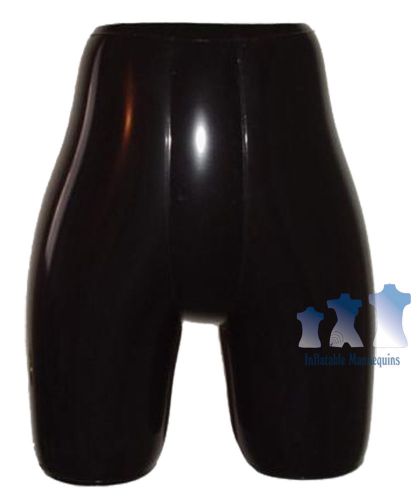 Inflatable Mannequin, Female Panty Form, Shiny Black
