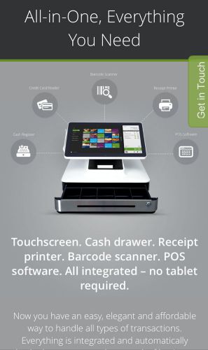 ELO Paypoint Cash Reg/Drawer,mag stripe,Printer,Scanner,POS Software-E000134