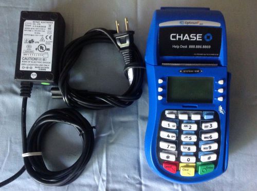 Optimum 4210 Credit card Terminal Machine Reader 2014 Mint Condition!