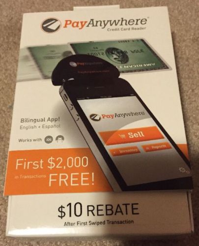 BRAND NEW IN BOX Pay Anywhere PAR-1 Mobile Card Reader - Retail Packaging -Black
