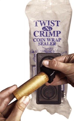 Twist-n-Crimp Penny, Nickel, Dime, Quarter Preformed Roll Crimper - NEW  #BN0201