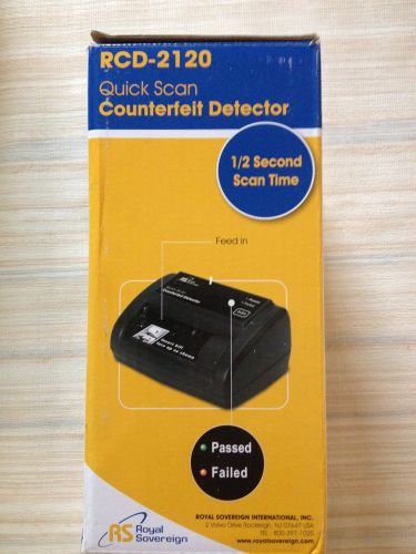 Royal Sovereign RCD-2120 Quick Scan Counterfeit Detector, Supports New US $100