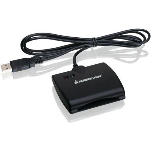 IOGEAR GSR202V USB SMART CARD READER W/ STAND
