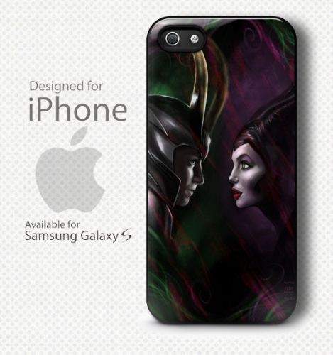 New Loki The Asgard And Maleficent Love Case cover For iPhone and Samsung