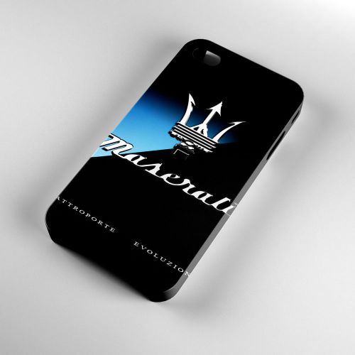 Maserati Luxury Car Logo 3D iPhone 4,4s,5,5s,5C,6,6 plus Case Cover