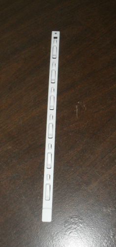 3 NEW Hard Plastic Clip Strip Hanging Merchandise w Metal Hooks 16&#034;