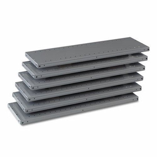 Tennsco steel shelving for 87 high posts, gray, 6 per carton (tnn6q23612mgy) for sale