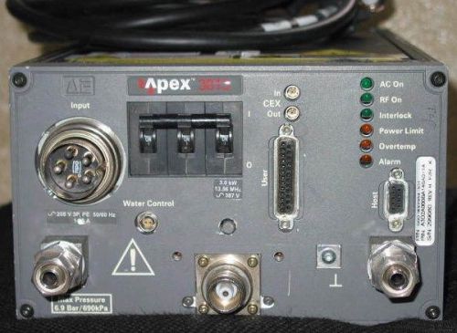 AE Advanced Apex 3013 Energy A3D2A000BA140A011A RF Generator 660-900984-301