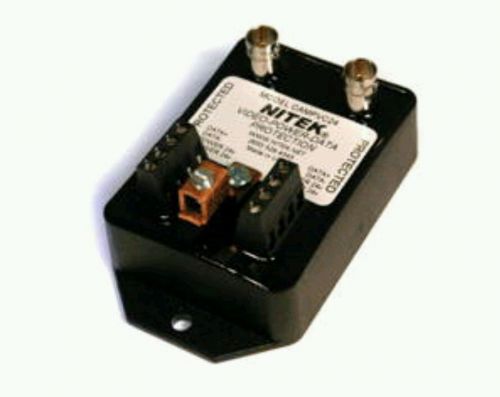 Nitek campvc24 camera surge protection panel for video, rs422 &amp; 12/24 volt power for sale