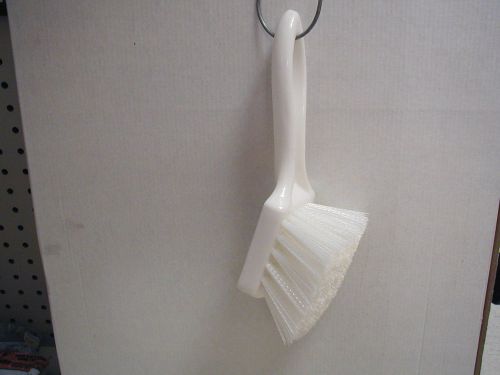 Gong Brush - 9 Inch, Poly Block, with Nylon Bristles, Cleaning Milking Equipment