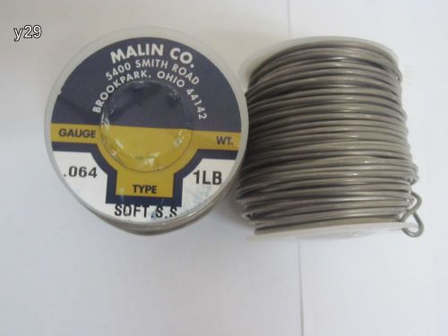 Malin Co. 2 pack (2lbs total) .064 Gauge Soft S.S. 28476