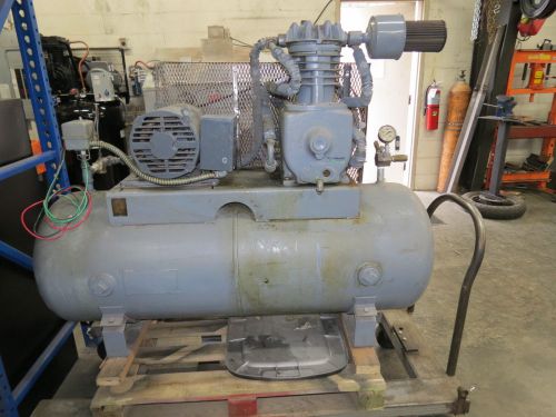 Brunner model 50rh8 air compressor w/7.5hp single phase motor for sale